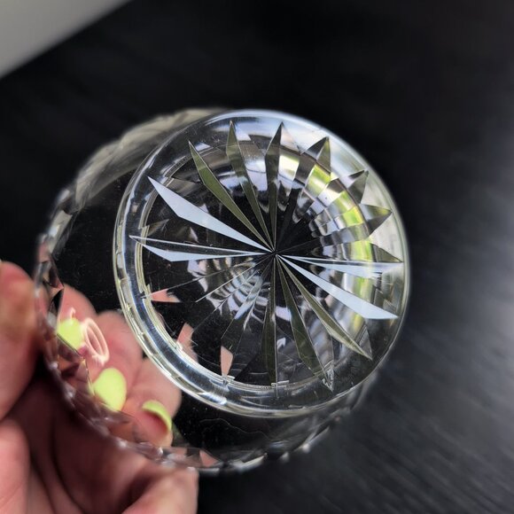 Vintage Waterford Crystal Lismore Mini Creamer and Sugar Bowl Set Cut Glass - Picture 13 of 13